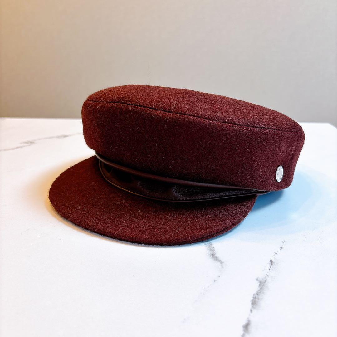 エルメス　キャスケット　セリエ　ボルドー　サイズ57