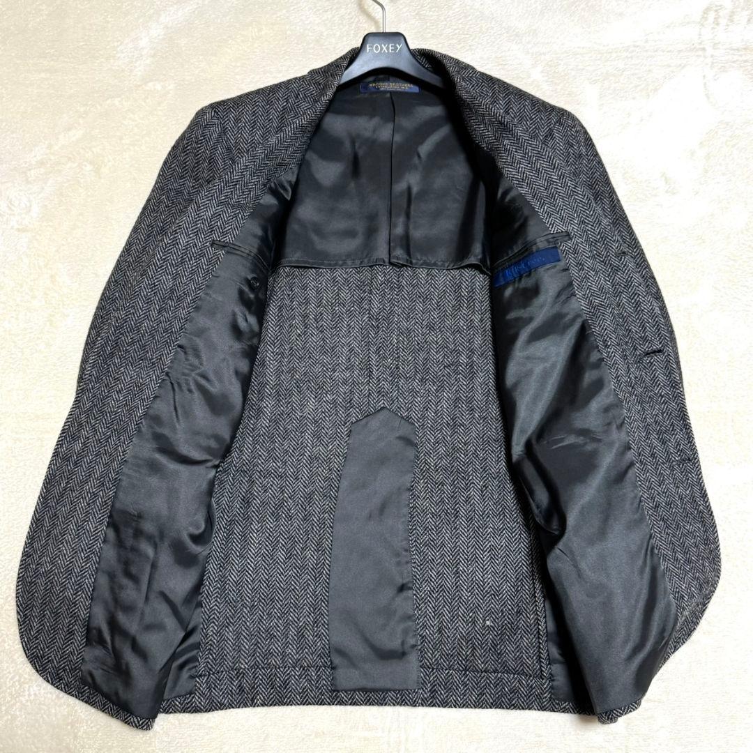 美品 ブルックスブラザーズ ヘリンボーン 段返り ヴィンテージ ジャケット