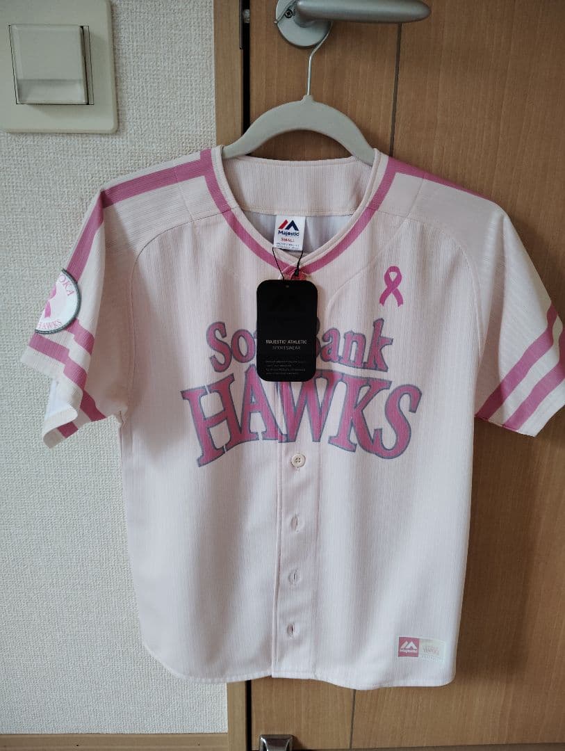 ソフトバンクホークス 今宮健太選手 ピンクリボンユニフォーム S