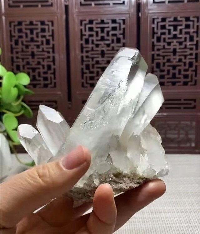 ◆超強いパワーヒマラヤ産天然水晶クラスターB0123/C162/168C