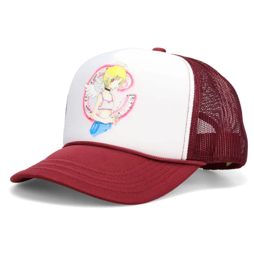 Yumin Ha Maroon Angel Girl Hat cap ユミン ハ