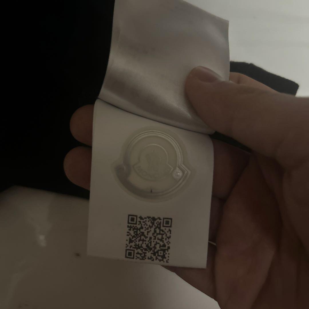 MONCLER ブラック ポロシャツ XS