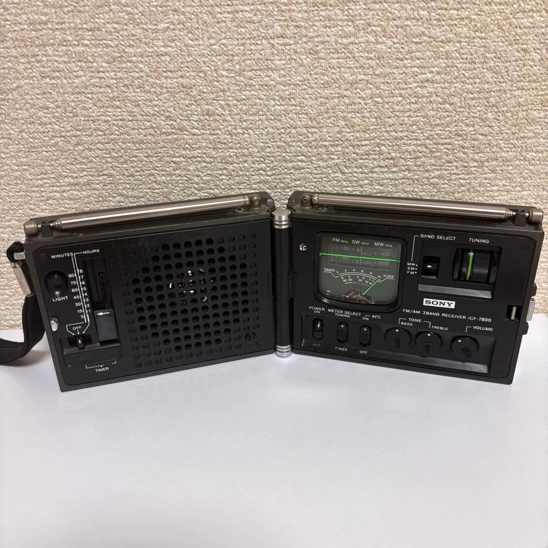 SONY ICF-7800 ラジオ FM/AM/SW受信可 ジャンク扱い