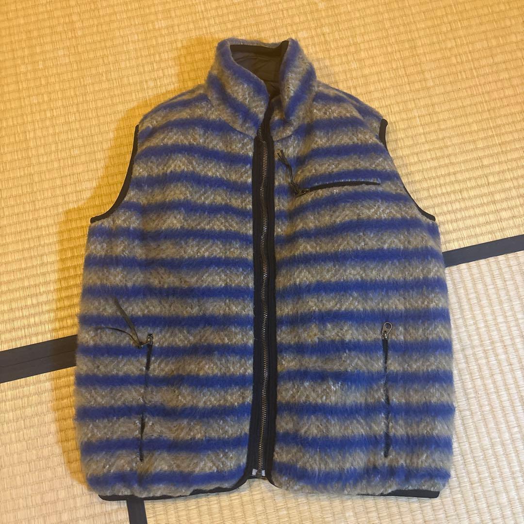 キャピタル kapitalリバーシブルジップアップベスト