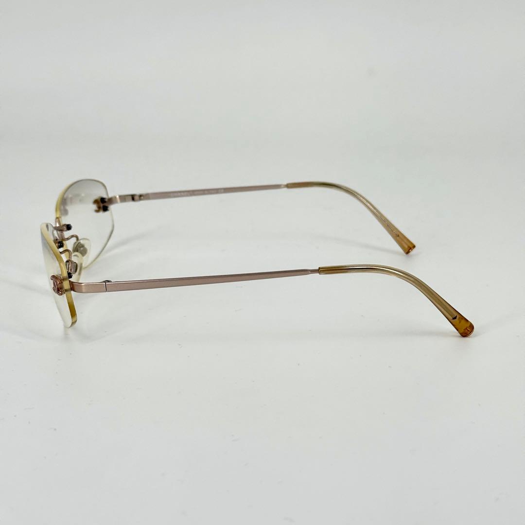 CHANEL サングラス 4002 クリアレンズ リムレス ココマーク メガネ