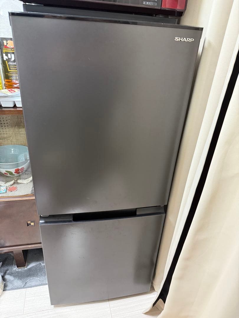 SHARP ノンフロン冷蔵庫 SJ-D15J-H 2023年製