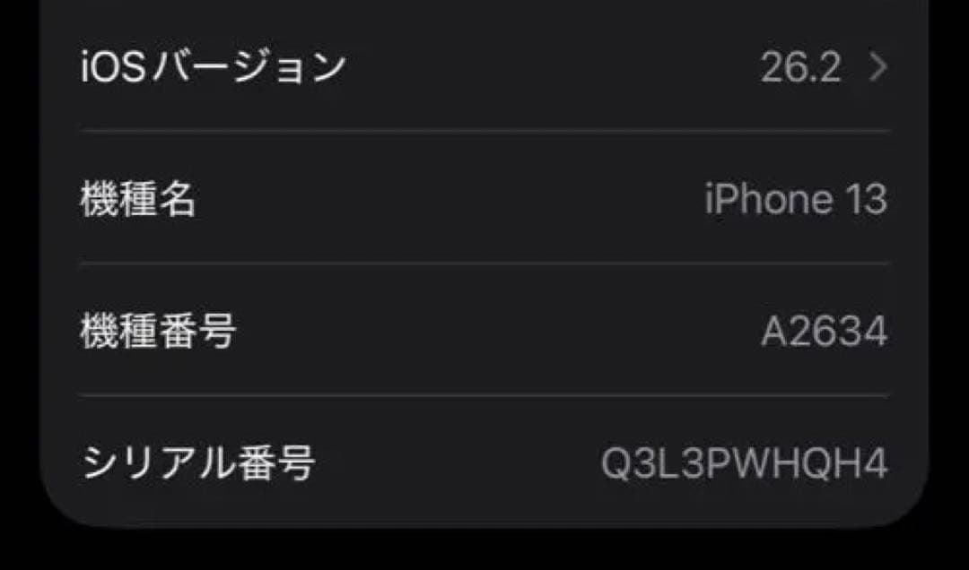 iPhone 13 / 香港モデル / ブルー / 128GB