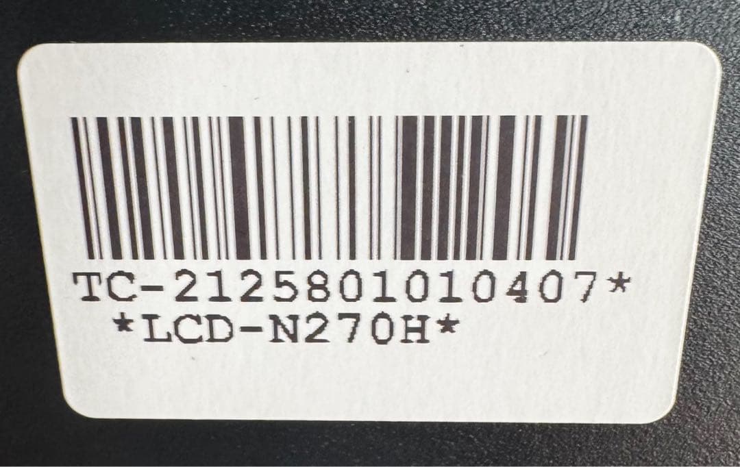 [美品] HP N270h 27インチ ワイド液晶モニタ