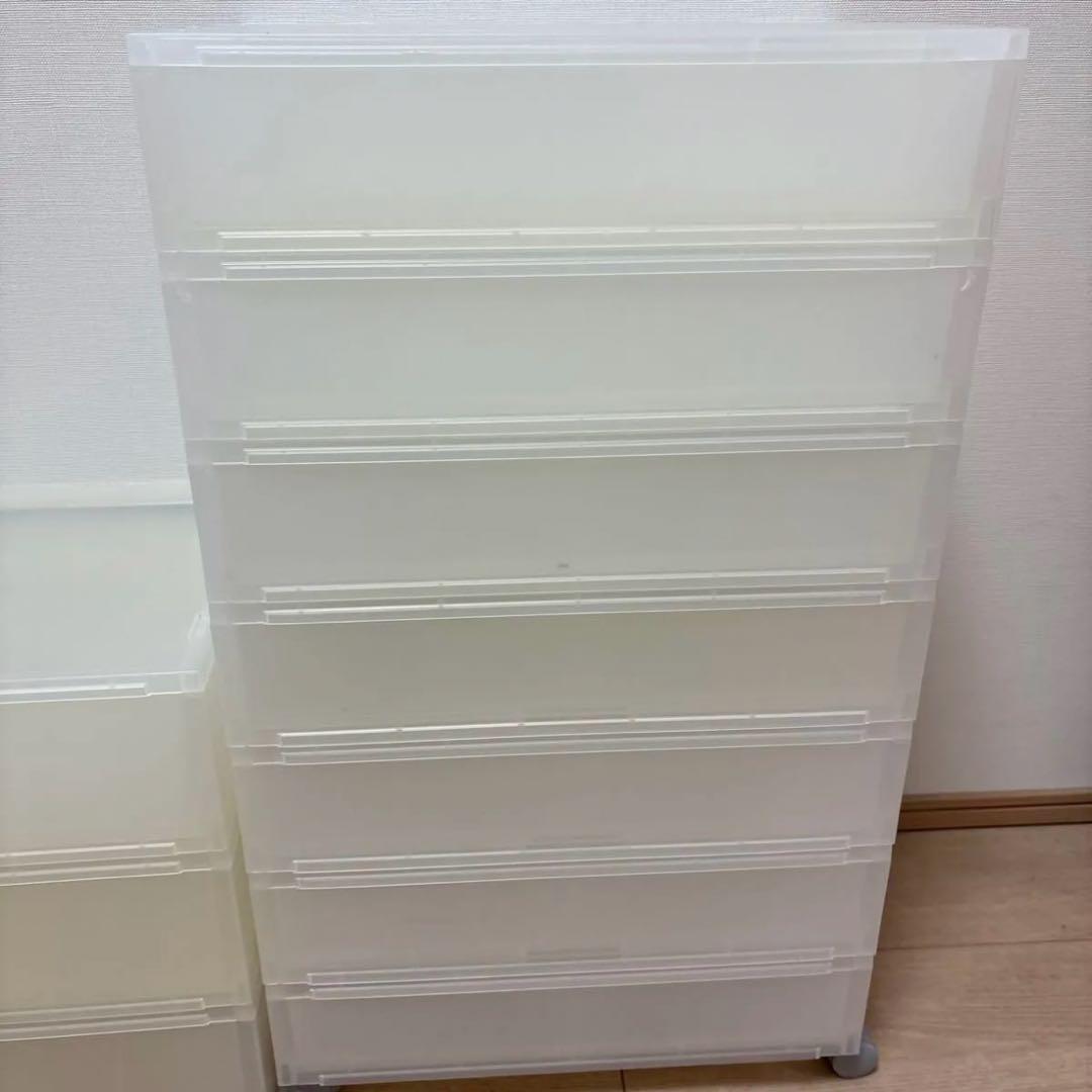 無印良品 ポリプロピレン 小物収納ケース ワイド 小&中 セット