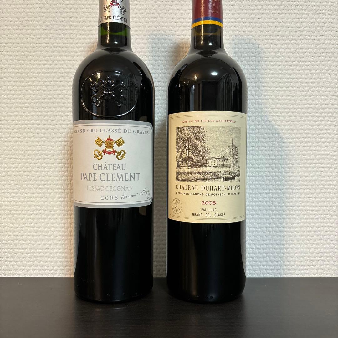 シャトー・パプ・クレマン 2008 / シャトー・デュアール・ミロン 2008
