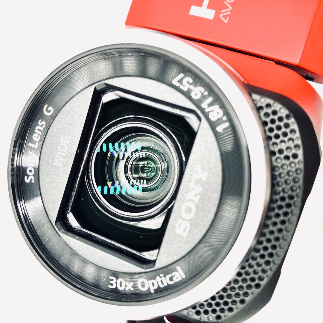 Wi-Fi対応♪ SONY HDR-CX680 レッド