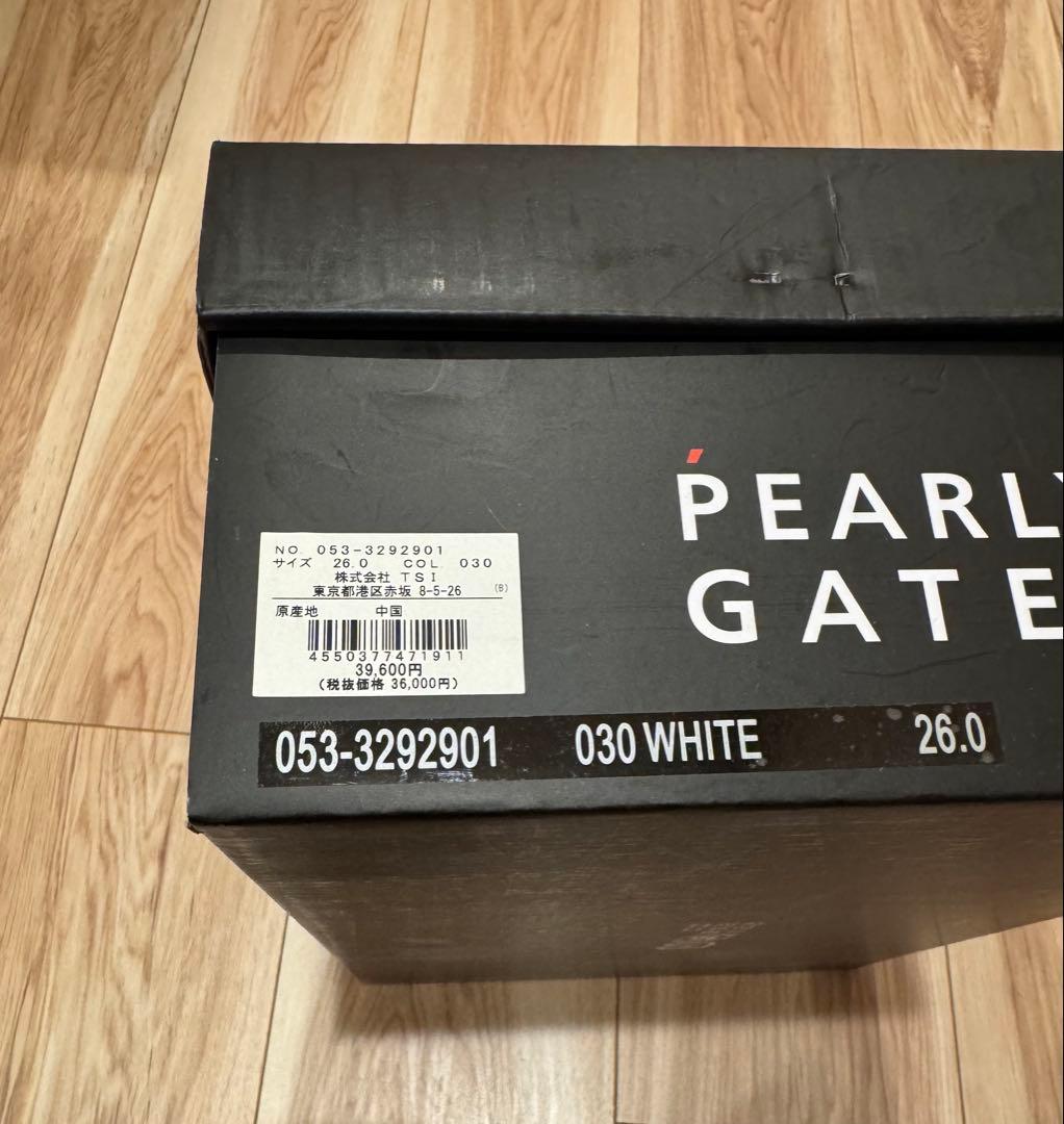 PEARLY GATES ゴルフシューズ ホワイト