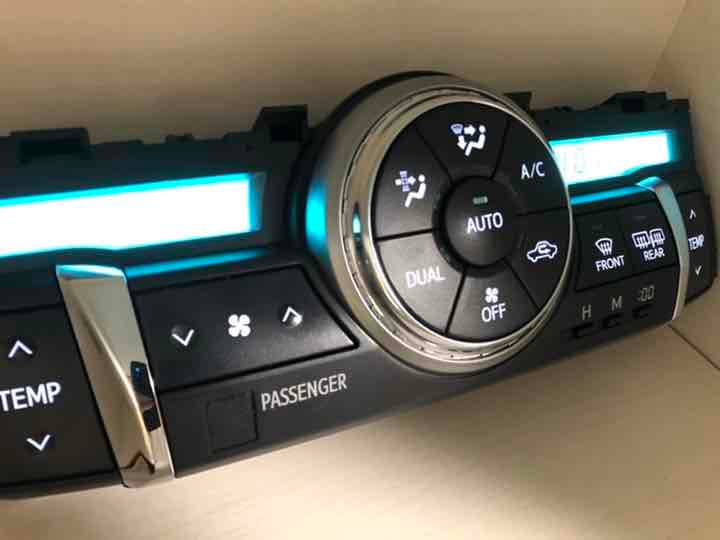 【送料無料】マークX 130系 前期 エアコンパネル LED打ち替え済み