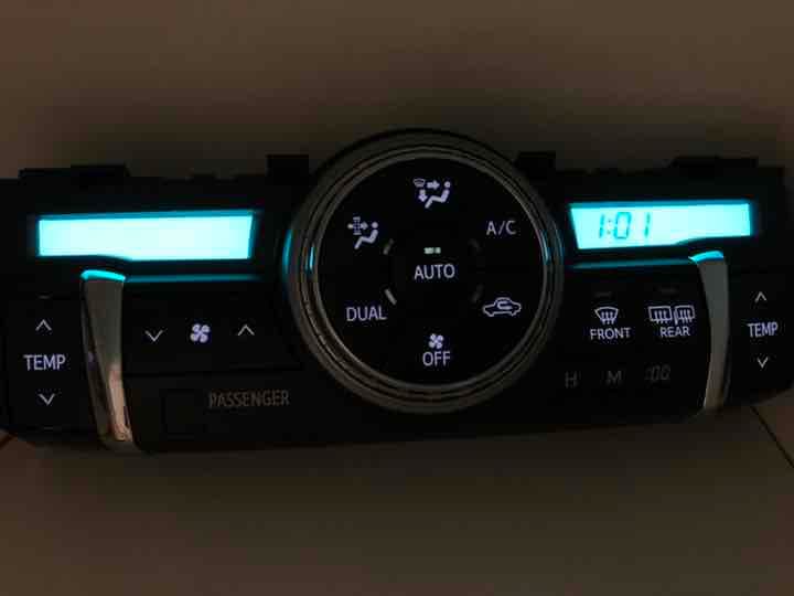 【送料無料】マークX 130系 前期 エアコンパネル LED打ち替え済み