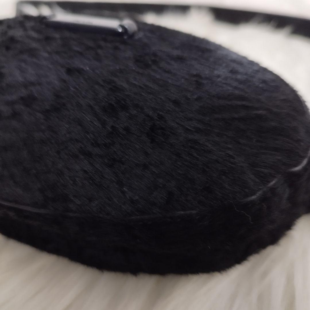 美品☆　プラダ　アーカイブ　ファー　ウエストポーチ　ボディバッグ　ロゴプレート