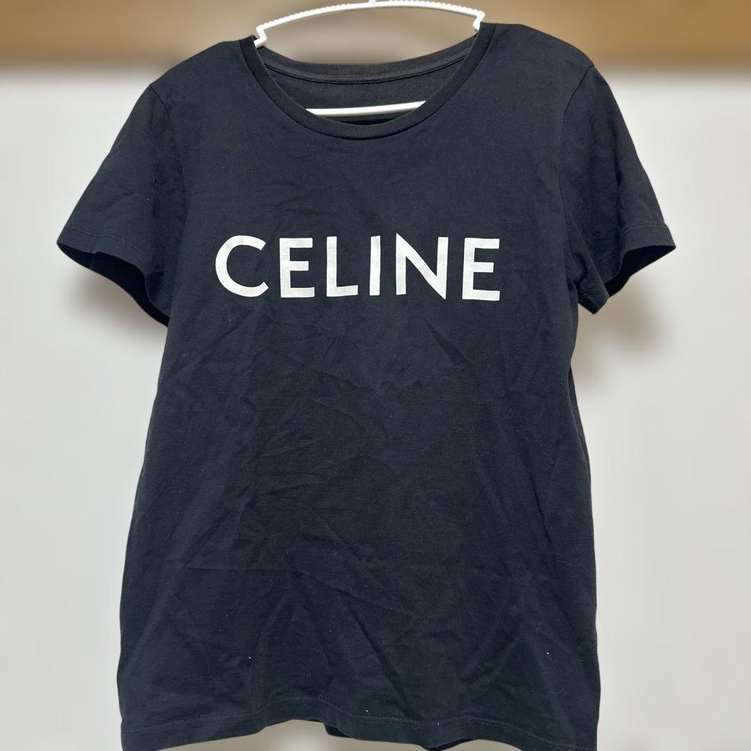 CELINE ブラック 半袖Tシャツ