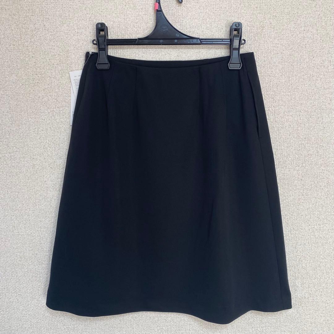 【新品タグ付き】アンジョア 事務服 11号 長袖オーバーブラウス セットアップ