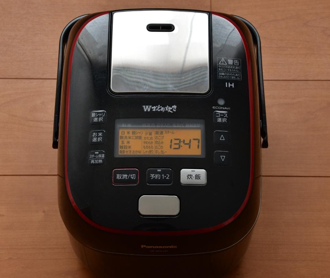 Panasonic Wおどり炊き SR-SPA107 スチーム圧力IH炊飯器