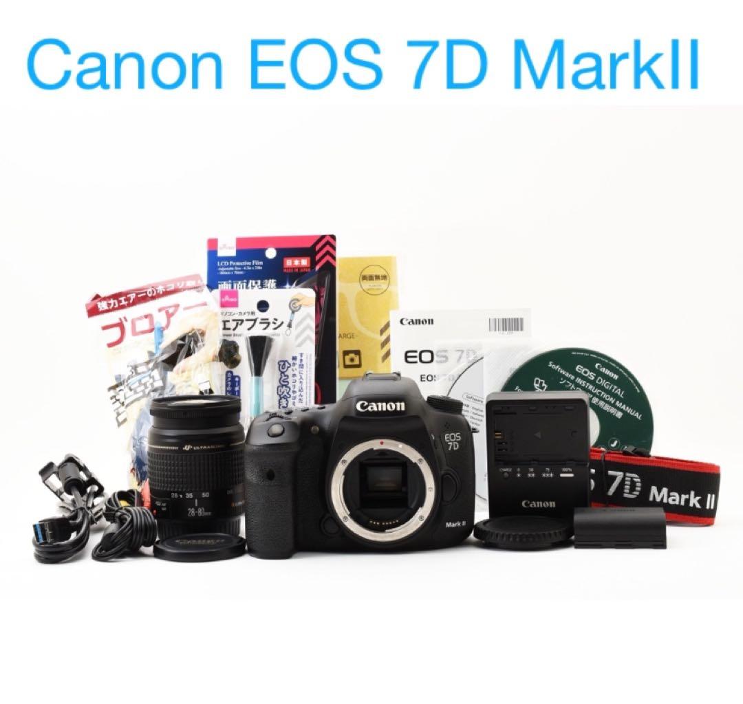 デジタル一眼レフカメラ　Canon EOS 7D MarkⅡ レンズセット