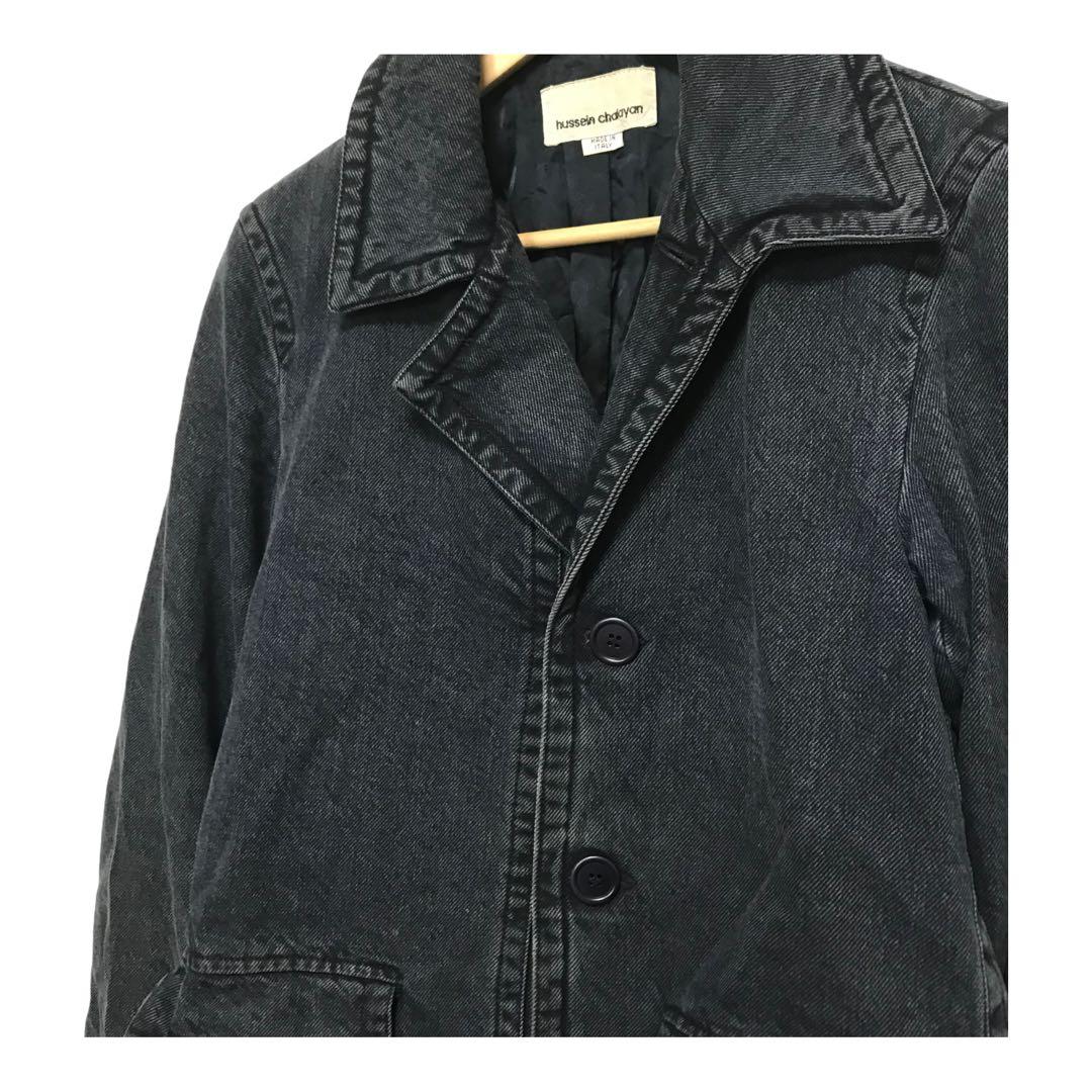 アーカイブ　00s HUSSEINCHALAYAN デニムジャケット　イタリア製