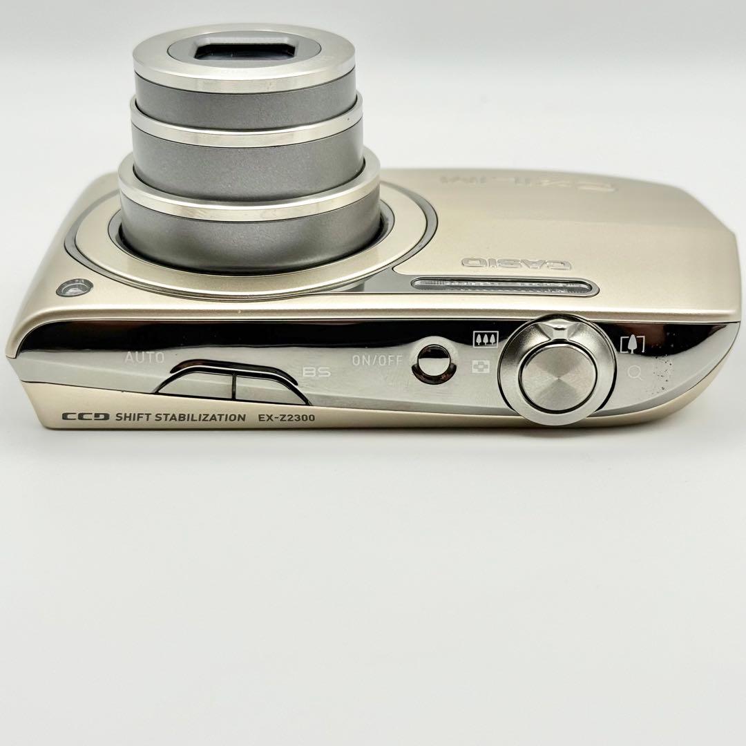 【美品】CASIO EX-Z2300 コンパクトデジタルカメラ 動作品 ゴールド