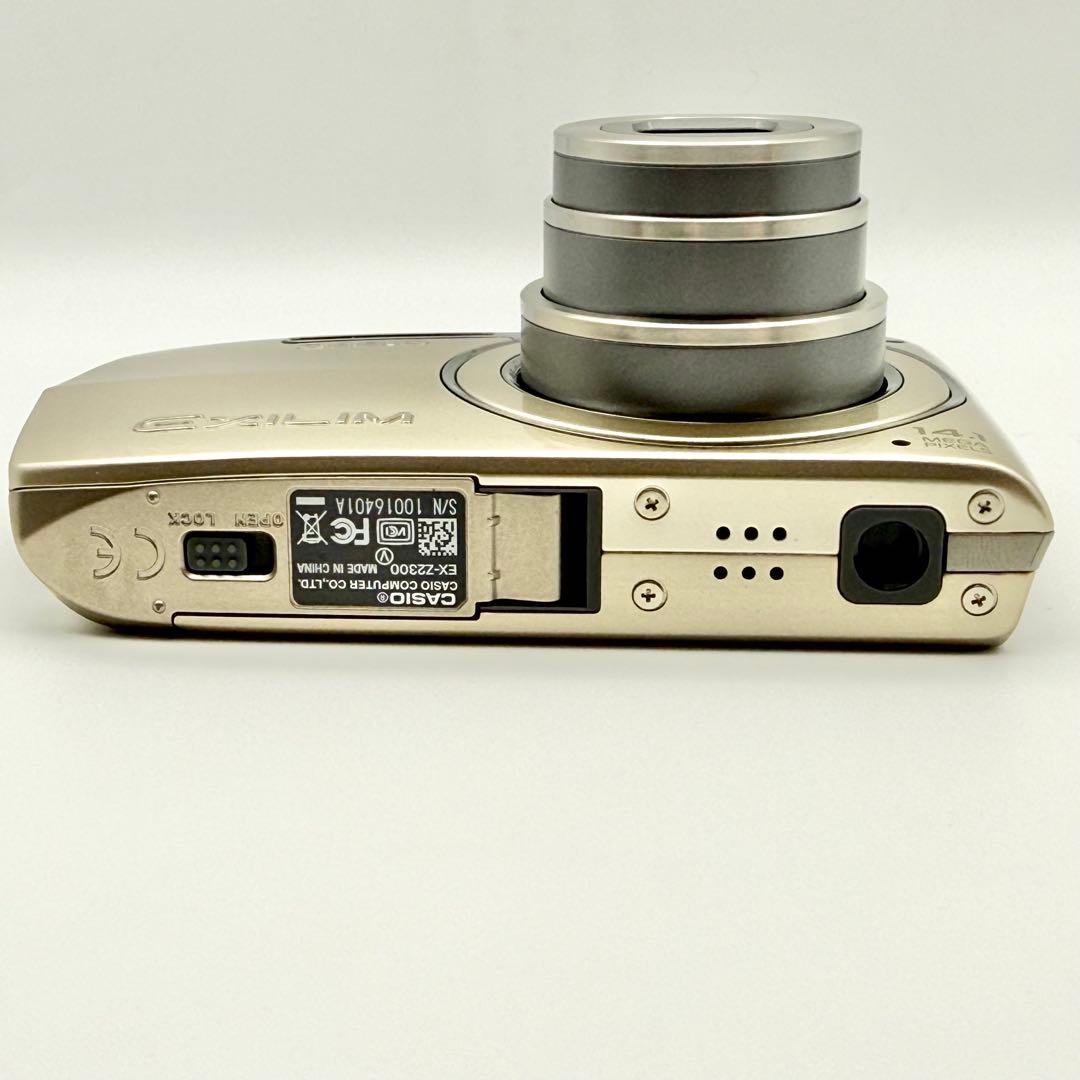 【美品】CASIO EX-Z2300 コンパクトデジタルカメラ 動作品 ゴールド