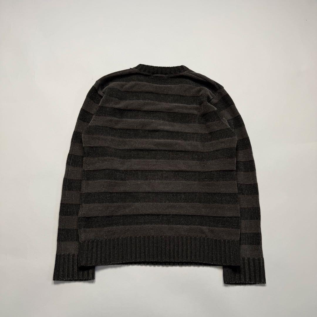 トップス 2000s Border henry neck tops