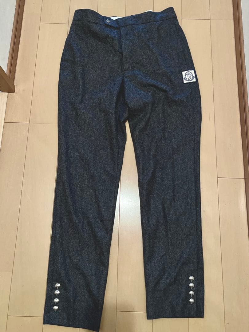 モンクレール ガムブルー ウール パンツ サイズ1