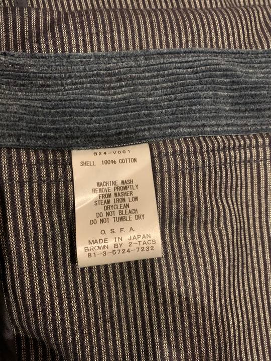 トップス BROWN by 2-tacs SEED IT INDIGO