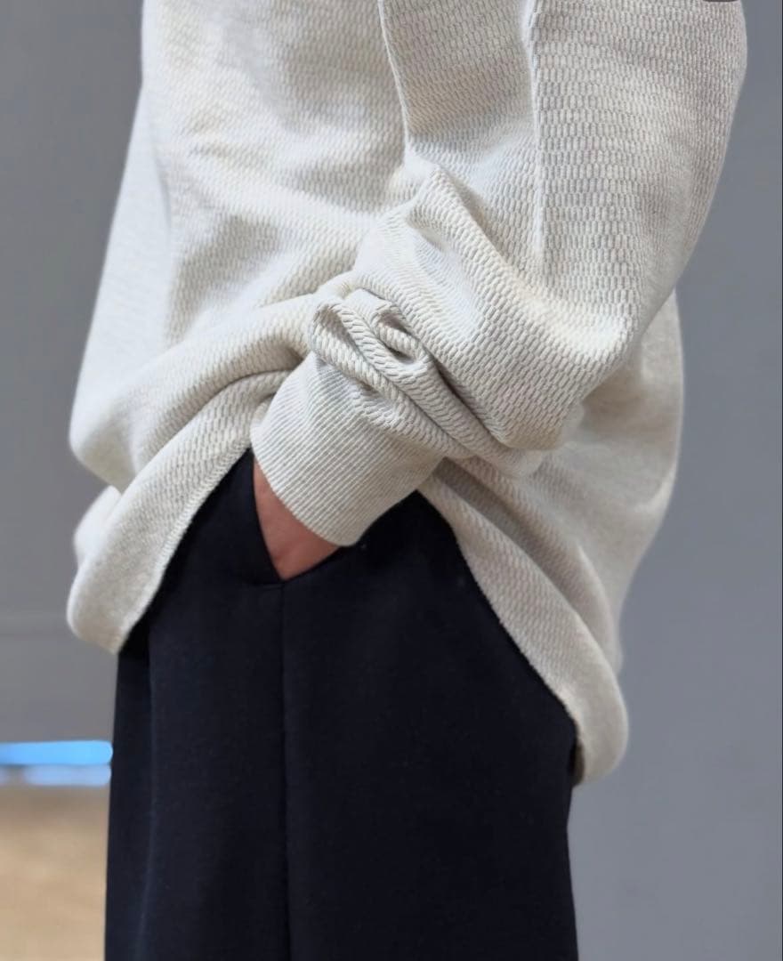 【chimala】WAFFLE CREW TOP 今季　XS新品未使用