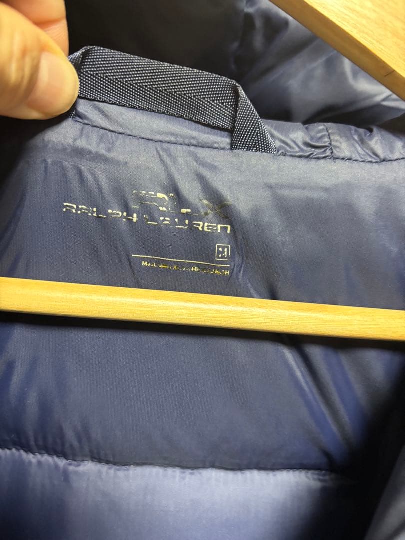 RLX マルチカラー チェック柄 ダウンジャケット