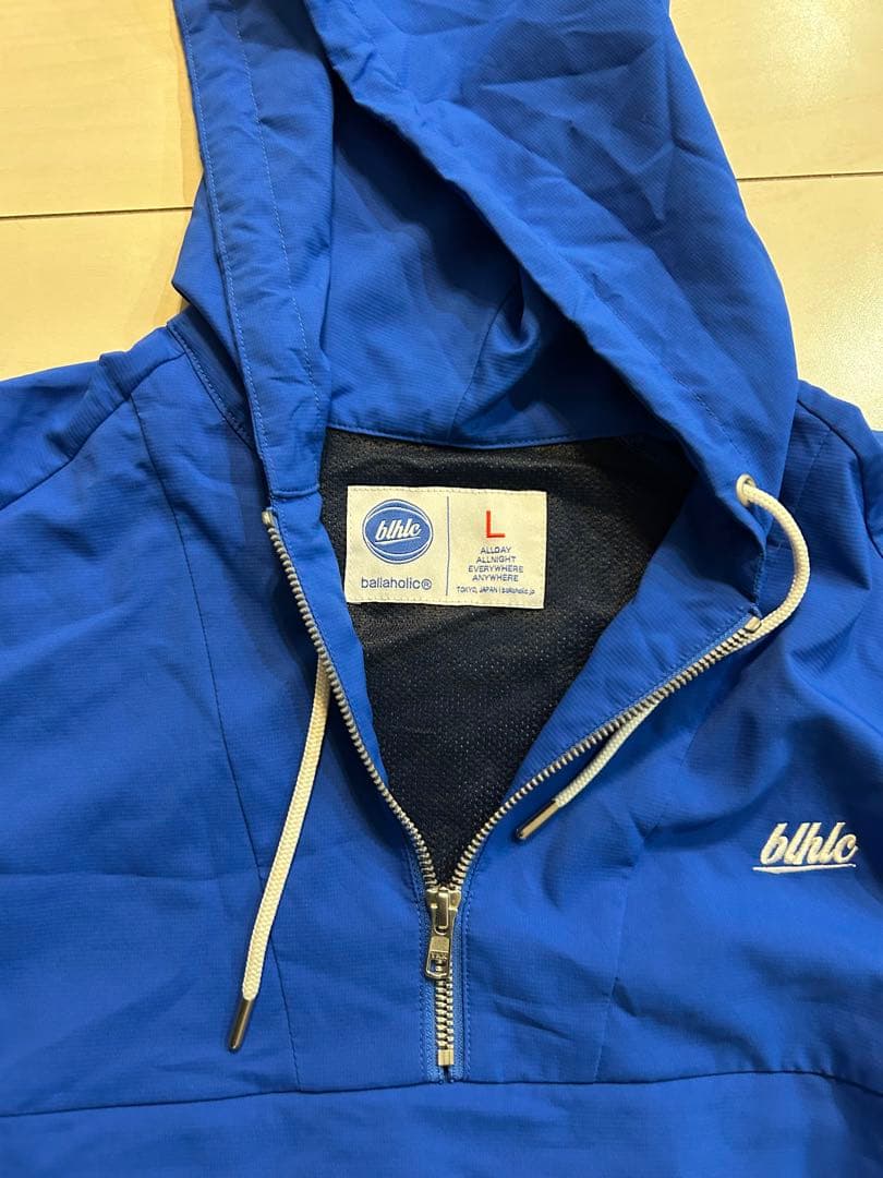 ballaholic anywhere上下セットアップ 青色美品Lサイズ