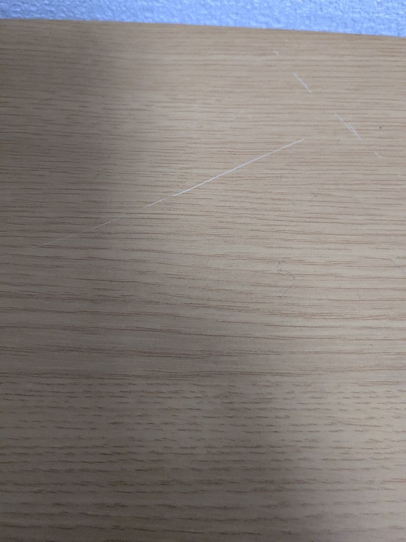 ニトリ　組み合わせデスク　①机のみ　 前板ブルー