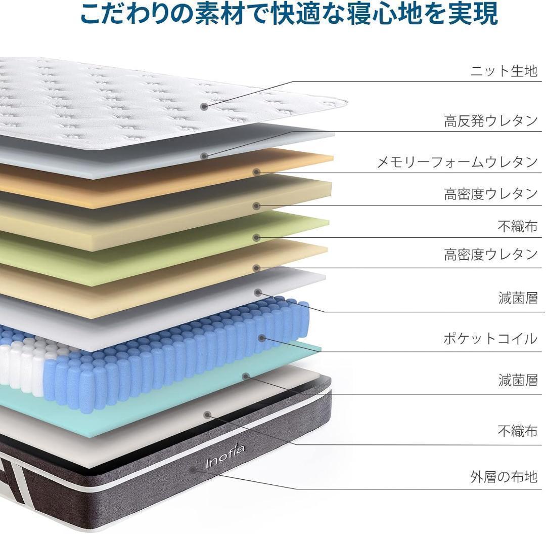 マットレス セミダブル マットレス　高反発マットレス 極厚25CM　抗菌防臭加工