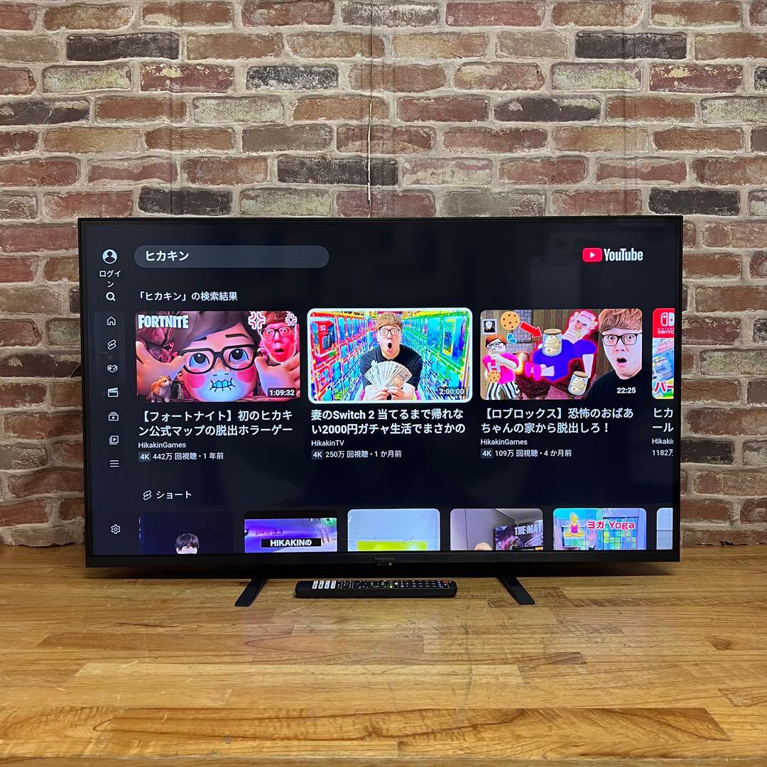 パナソニック 43V型 4K 液晶テレビ VIERA TH-43LX800