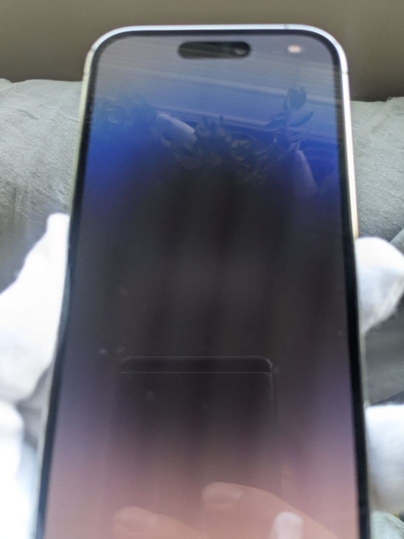 【美品】Apple iPhone 14 Pro シルバー 本体128 SIMフリ