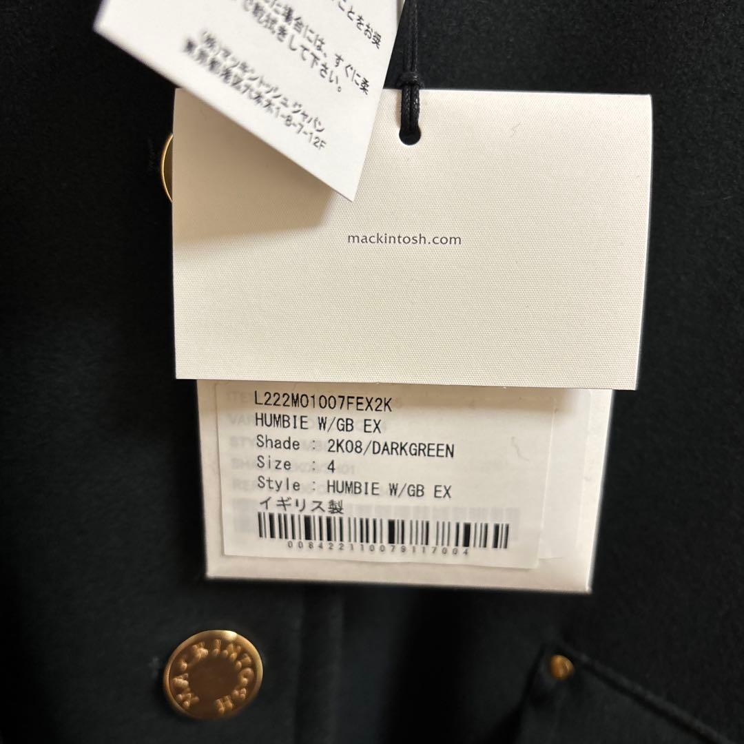 マッキントッシュ　ハンビー　コート　ダークグリーン　レディース4