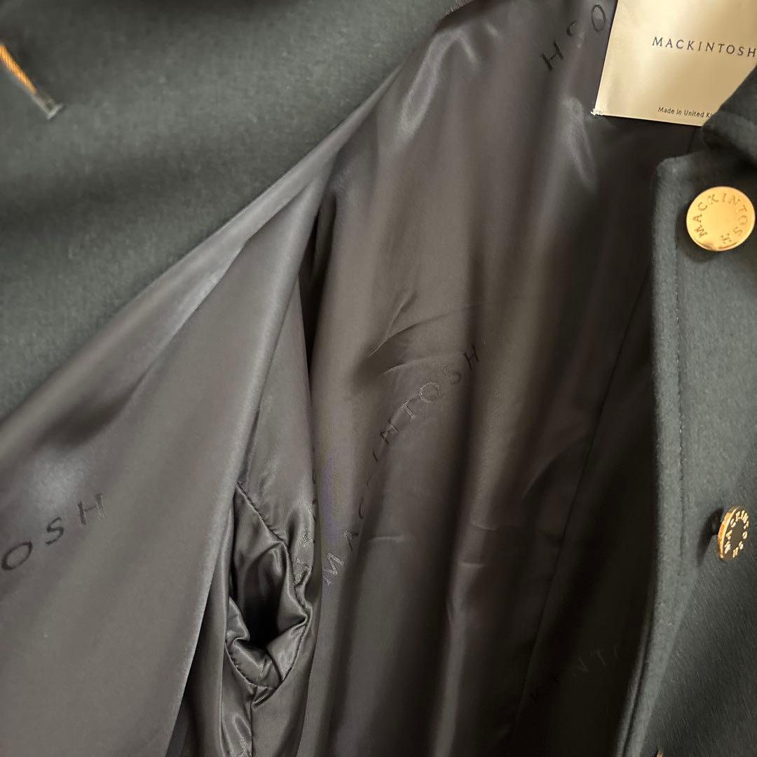 マッキントッシュ　ハンビー　コート　ダークグリーン　レディース4