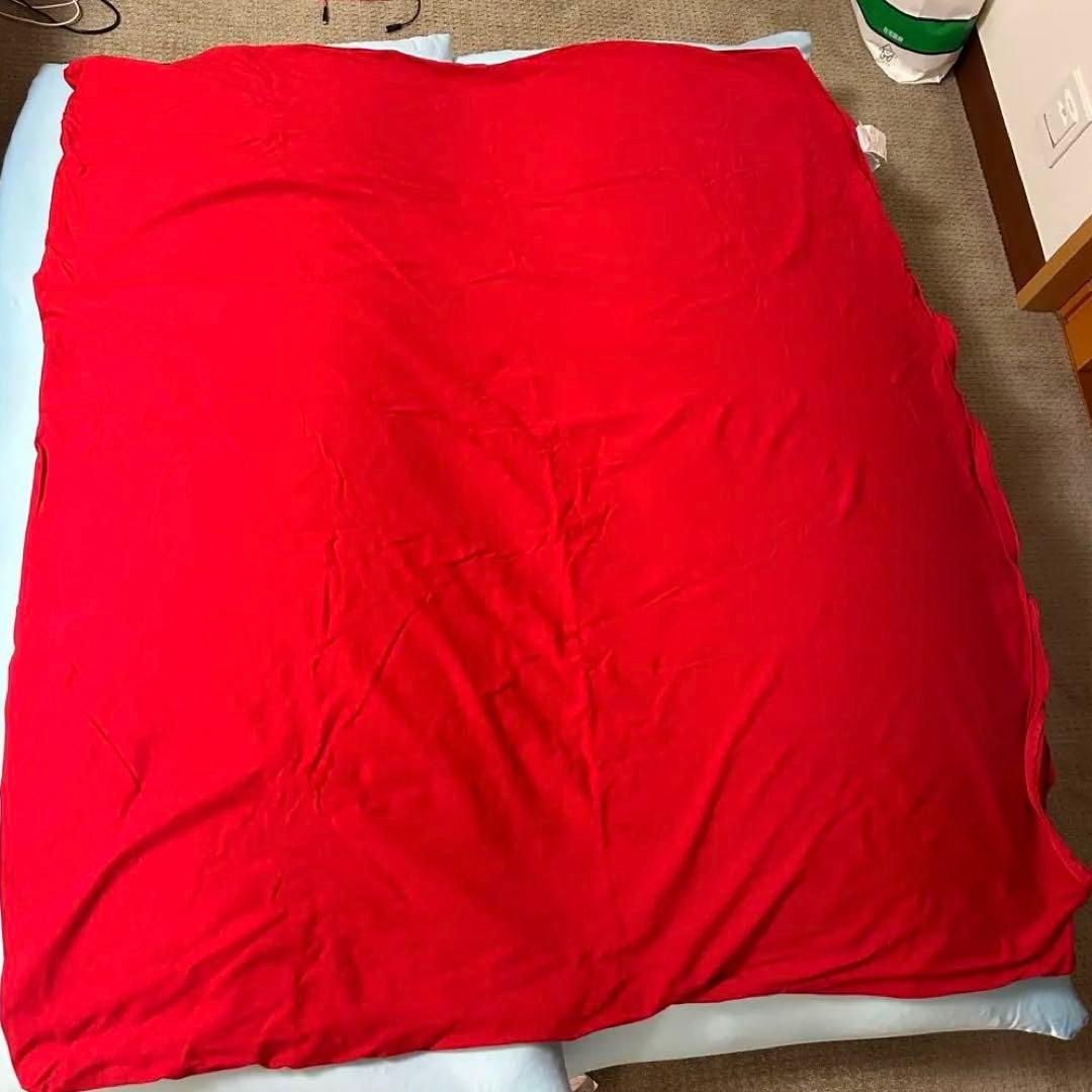 ★未使用美品★yogibo ギガマックス プレミアムカバー赤