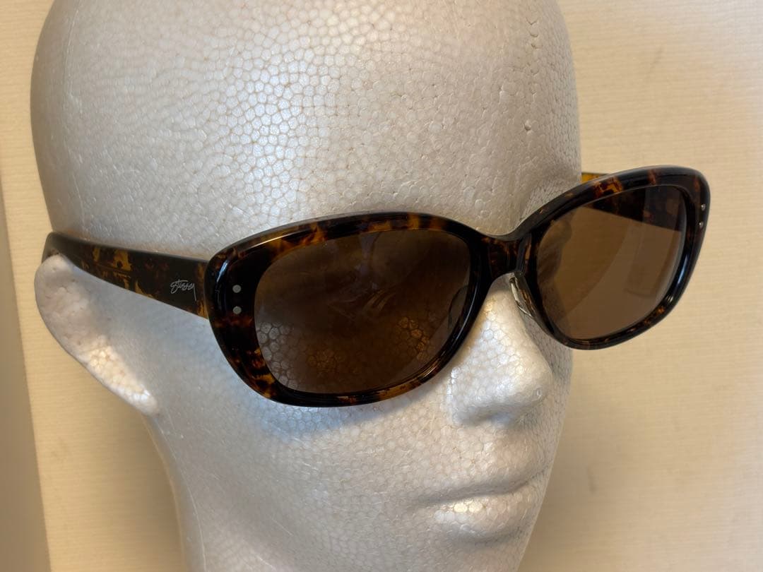 Stussy/ステューシー/naomi/サングラス/限定/デミ柄/ケース付/良品