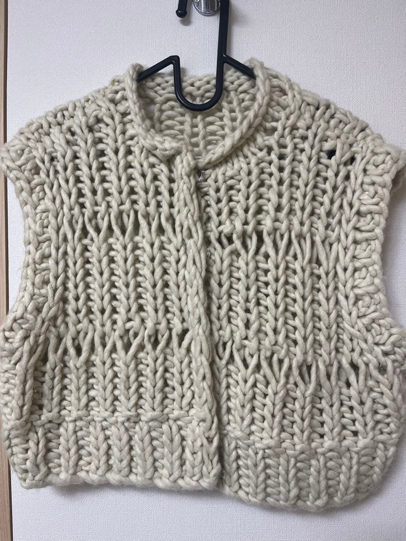 トップス todayful chunky hand knitvest
