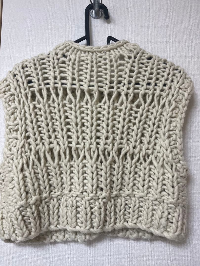 トップス todayful chunky hand knitvest