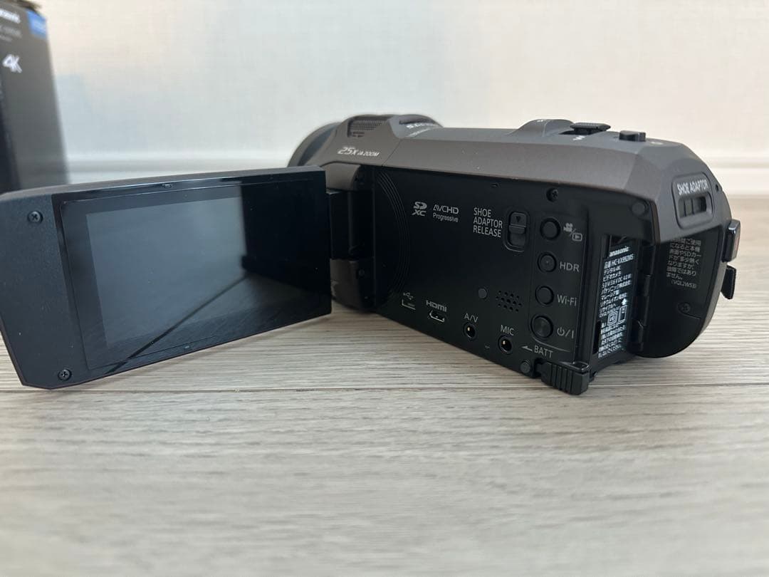 【美品】パナソニックHC-VX992MS-T カカオブラウン 4Kビデオカメラ
