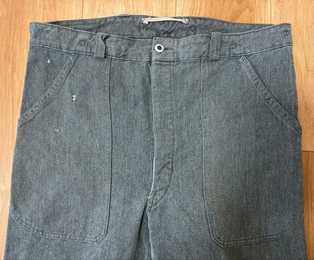 スイス軍 50's 前期型 ヴィンテージ デニムワークパンツ　W92cm