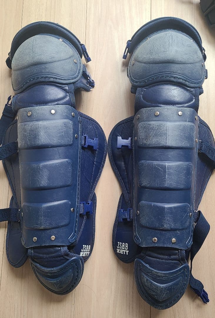 ZETT ミズノ 軟式野球用 キャッチャー防具 ネイビー