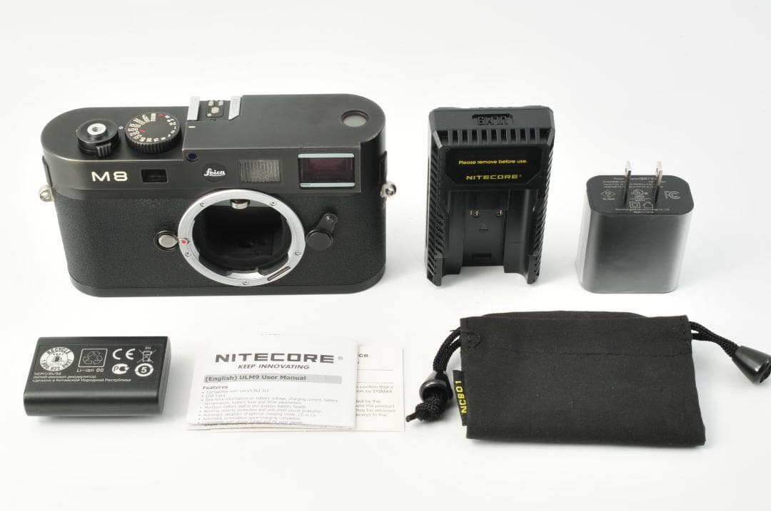 【動作確認済み】Leica ライカ M8 ボディ ブラックペイント#1081