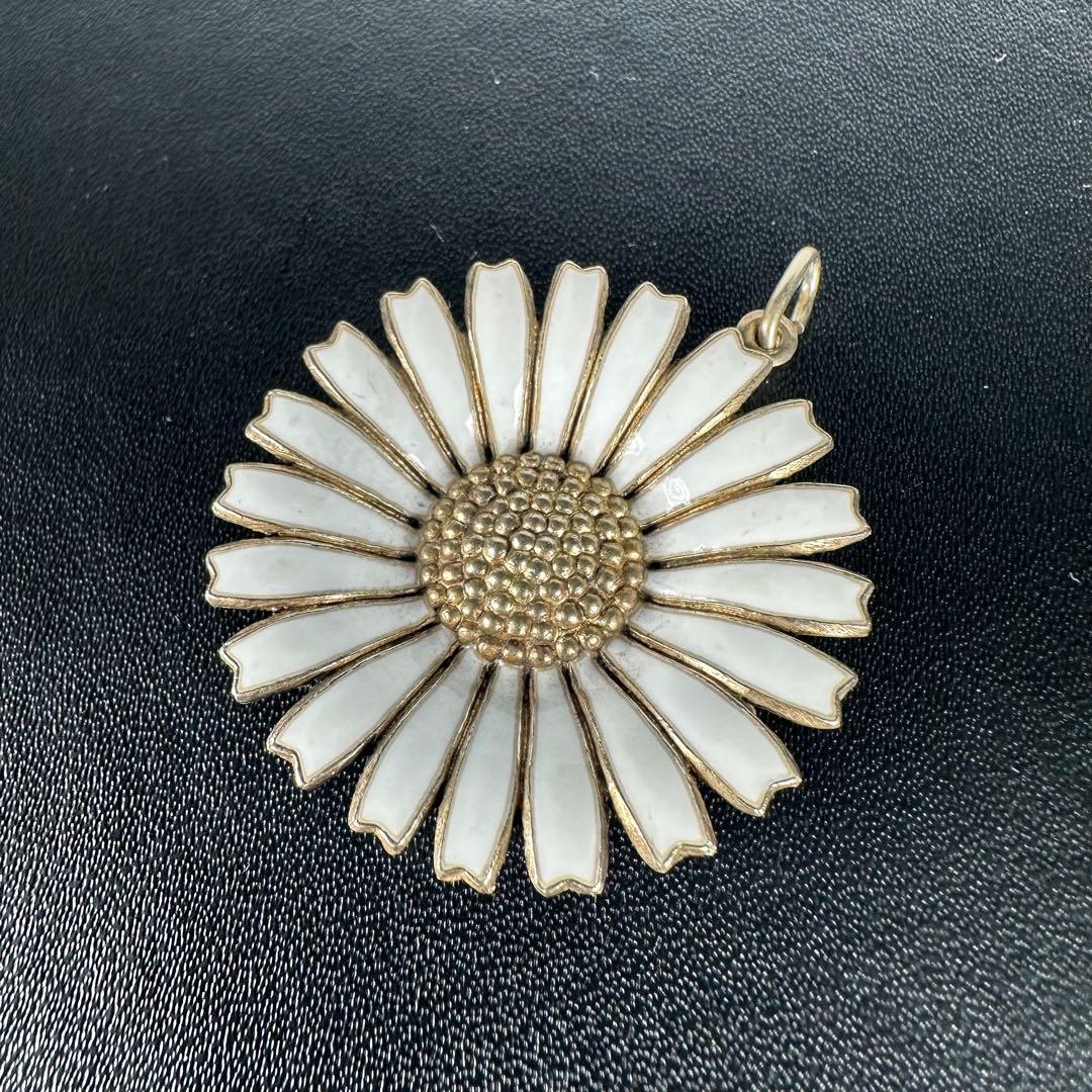 925 S   デイジー フラワー ネックレス トップ