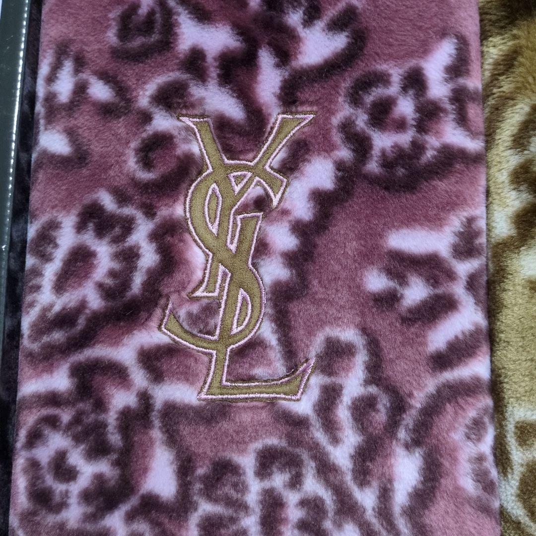 イヴ•サンローラン ニューマイヤー毛布 2枚組【未使用】