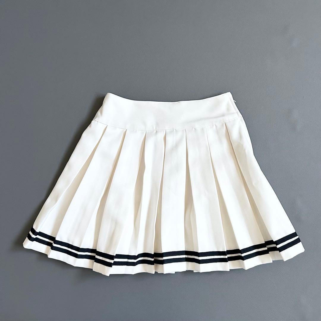 1183y美品 レピピアルマリオ セーラー卒服3点セットアップ 白 150