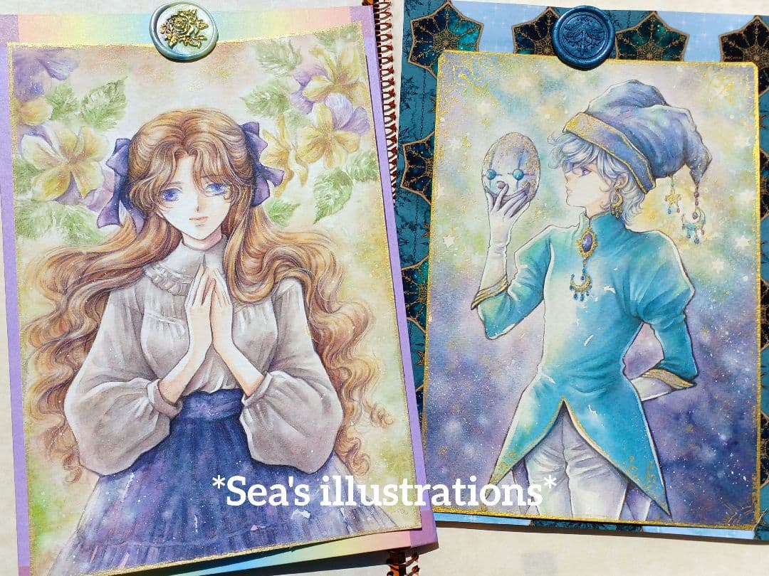 ◆クラウンの少年◆手描きイラスト